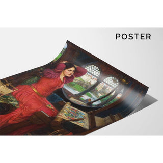 Je suis à moitié malade d’ombres, dit la Dame de Shalott - John William Waterhouse | Reproduction Tableau Décoration murale affiche copie