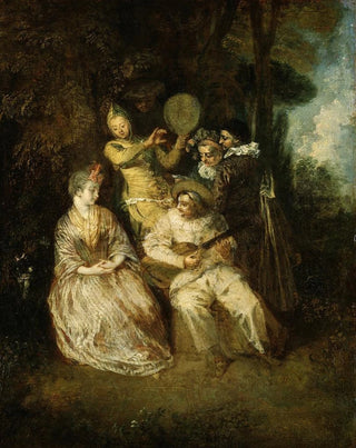 JeanAntoine Watteau - The Italian Serenade.webp