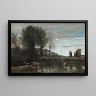 JeanBaptisteCamille Corot - Pond at VilledAvray.webp