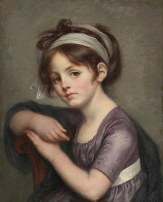 JeanBaptiste Greuze - Portrait Of A Young Girl.webp
