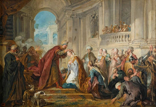 JeanFranois de Troy - The crowning of Esther.webp