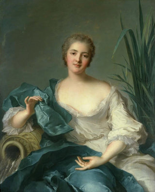 JeanMarc Nattier - Portrait of Madame MarieHenriette Berthelot de Plneuf.webp