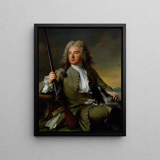 JeanMarc Nattier - Portrait of a Gentleman as a Hunter.webp