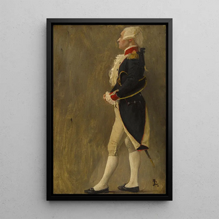 JeanPaul Laurens - La vote dacier silhouette du marquis de Lafayette.webp