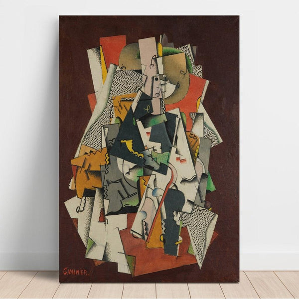 Reproductie van het schilderij Jong meisje zittend - Georges Valmier