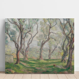 Jeune Fille Endormie sous les Arbres - Henri Lebasque | Reproduction Tableau Décoration murale affiche copie