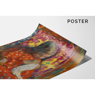 Jeune fille cousant - Henri Lebasque | Reproduction Tableau Décoration murale affiche copie