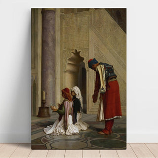 Jeunes Grecs dans la mosquée - Jean-Léon Gérôme | Reproduction Tableau Décoration murale affiche copie