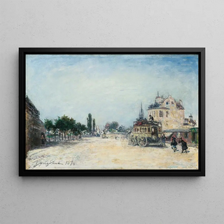 Johan Barthold Jongkind - L Omnibus De La Glacire  La Barrire Rochechouart.webp