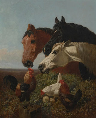 John Frederick Herring Jr - Farmyard friends.webp