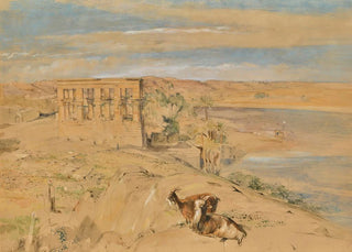 John Frederick Lewis - The Hypaethral Temple At Philae Upper Egypt.webp