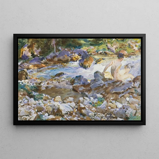 John Singer Sargent - Mountain Stream.webp