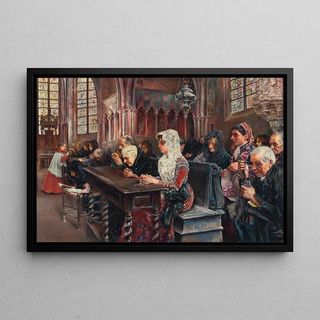 Jos Gallegos Y Arnosa - En misa mass.webp