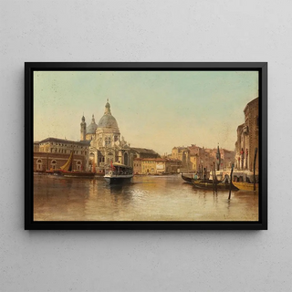 Karl Kaufmann - Venedig Kanal Grande mit Blick auf Santa Maria della Salute.webp