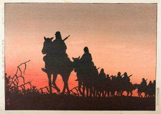 Kawase Hasui - The Red Setting Sun.webp