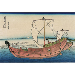 Kazusa no Kairo - Katsushika Hokusai | Reproduction Tableau Décoration murale affiche copie