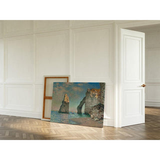 L'Aiguille et la falaise d'Aval de Claude Monet | Reproduction Tableau Décoration murale affiche copie