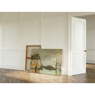 L’Inondation à Port-Marly - Alfred Sisley | Reproduction Tableau Décoration murale affiche copie