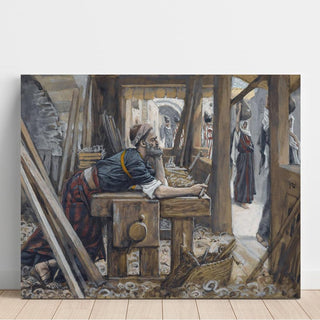 L'anxiété de Saint Joseph - James Tissot | Reproduction Tableau Décoration murale affiche copie