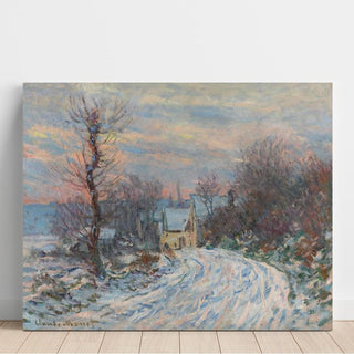L'entrée De Giverny En Hiver - Claude Monet | Reproduction Tableau Décoration murale affiche copie