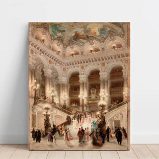 L’escalier de l’Opéra de Louis Béroud | Reproduction Tableau Décoration murale affiche copie