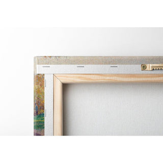 L'étang de Saint-Pierre, pêcheur et barques - Henri Lebasque | Reproduction Tableau Décoration murale affiche copie