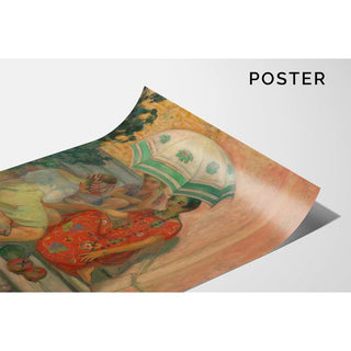 La Diseuse de Bonne Aventure, Sainte-Maxime - Henri Lebasque | Reproduction Tableau Décoration murale affiche copie