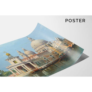 La Dogana, Venise - Antonietta Brandeis | Reproduction Tableau Décoration murale affiche copie