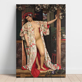 La Japonaise Au Bain - James Tissot | Reproduction Tableau Décoration murale affiche copie
