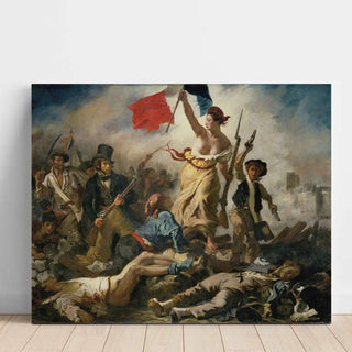 La Liberté Guidant Le Peuple - Eugène Delacroix | Reproduction Tableau Décoration murale affiche copie