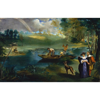 La Pêche - Édouard Manet | Reproduction Tableau Décoration murale affiche copie