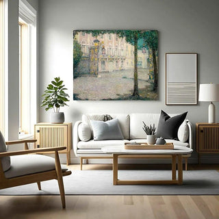 La Place de la Carrière au clair de lune à Nancy | Reproduction Tableau Décoration murale affiche copie