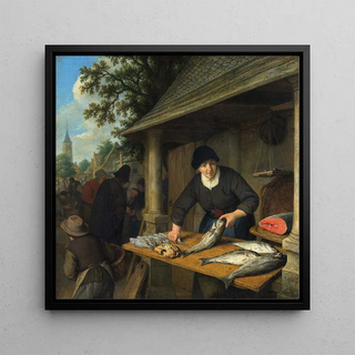 La Poissonnière - Adriaen van Ostade