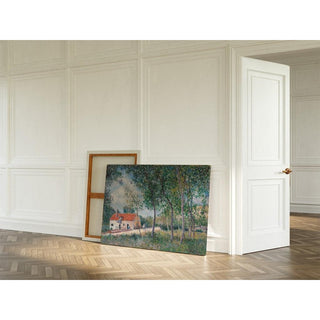 La Route de Moret à Saint-Mammès - Alfred Sisley | Reproduction Tableau Décoration murale affiche copie