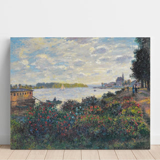 La Seine à Argenteuil 1877 - Claude Monet | Reproduction Tableau Décoration murale affiche copie