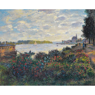 La Seine à Argenteuil 1877 - Claude Monet | Reproduction Tableau Décoration murale affiche copie