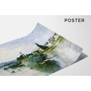 La Seine à Lavacourt - Claude Monet | Reproduction Tableau Décoration murale affiche copie
