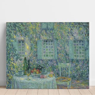 La Table, Soleil dans les Feuilles, Gerberoy - Henri Le Sidaner | Reproduction Tableau Décoration murale affiche copie
