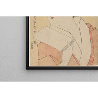 La courtisane Kisegawa - Kitagawa Utamaro | Reproduction Tableau Décoration murale affiche copie