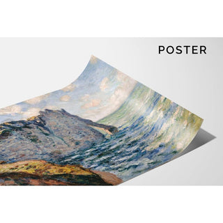 La falaise d'Aval, Étretat - Claude Monet | Reproduction Tableau Décoration murale affiche copie