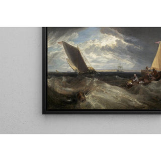 La jonction de la Tamise et de la Medway - Joseph Mallord William Turner | Reproduction Tableau Décoration murale affiche copie