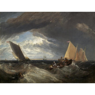 La jonction de la Tamise et de la Medway - Joseph Mallord William Turner | Reproduction Tableau Décoration murale affiche copie