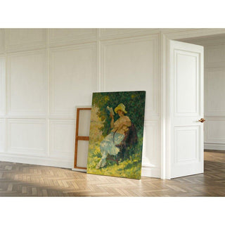 La lecture au jardin - Henri Lebasque | Reproduction Tableau Décoration murale affiche copie