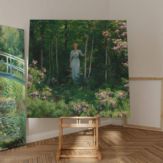 La lisière des bois - Charles Courtney Curran | Reproduction Tableau Décoration murale affiche copie