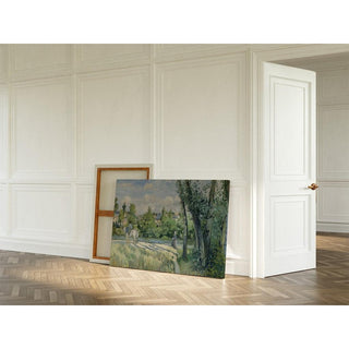 La lumière du soleil sur la route, Pontoise - Camille Pissarro | Reproduction Tableau Décoration murale affiche copie