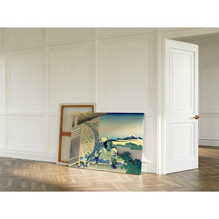 La roue à eau à Onden - Katsushika Hokusai | Reproduction Tableau Décoration murale affiche copie