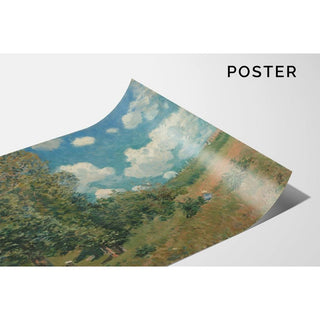 La route de Versailles à Saint-Germain - Alfred Sisley | Reproduction Tableau Décoration murale affiche copie