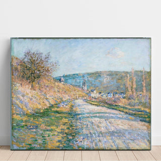 La route de Vétheuil - Claude Monet | Reproduction Tableau Décoration murale affiche copie