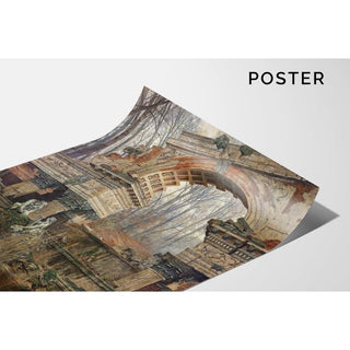 La ruine romaine à Schönbrunn - Carl Moll | Reproduction Tableau Décoration murale affiche copie