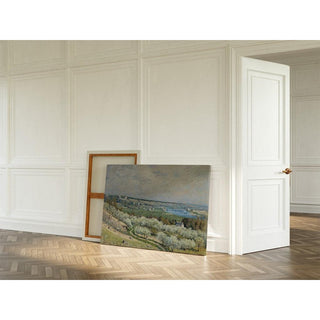 La terrasse de Saint-Germain, printemps - Alfred Sisley | Reproduction Tableau Décoration murale affiche copie